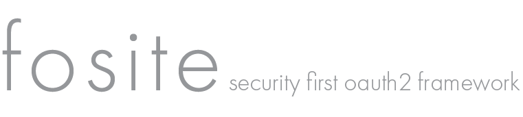 Fosite security first OAuth2 framework