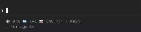 claudial — live World Cup 2026 scores in Claude Code's status bar