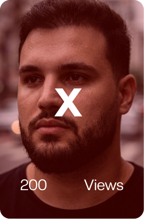 Red card with a phone displaying a video