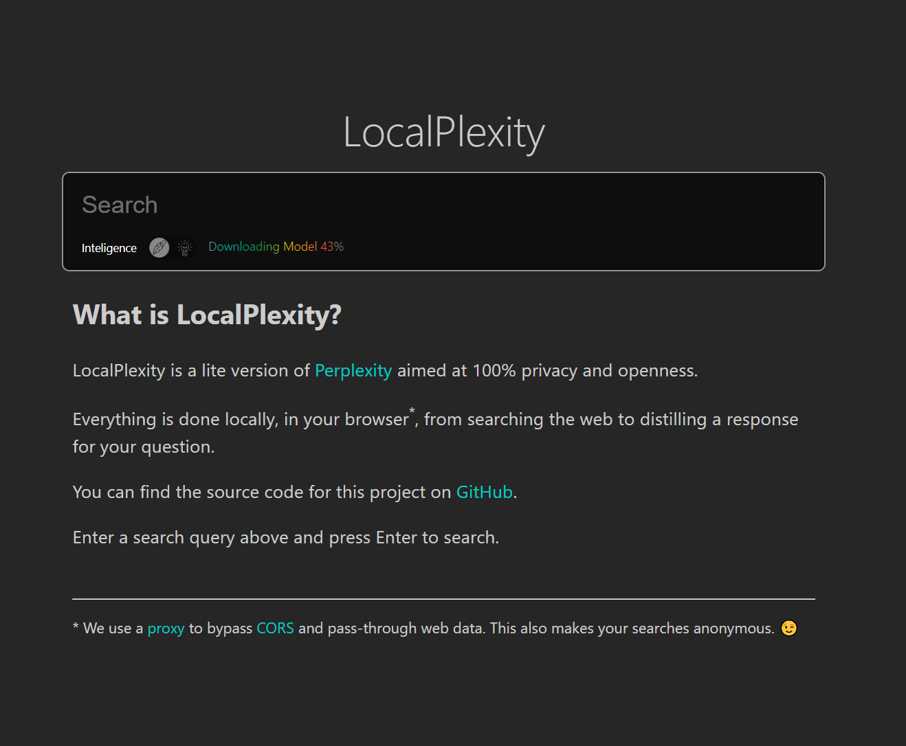 LocalPlexity Screenshot