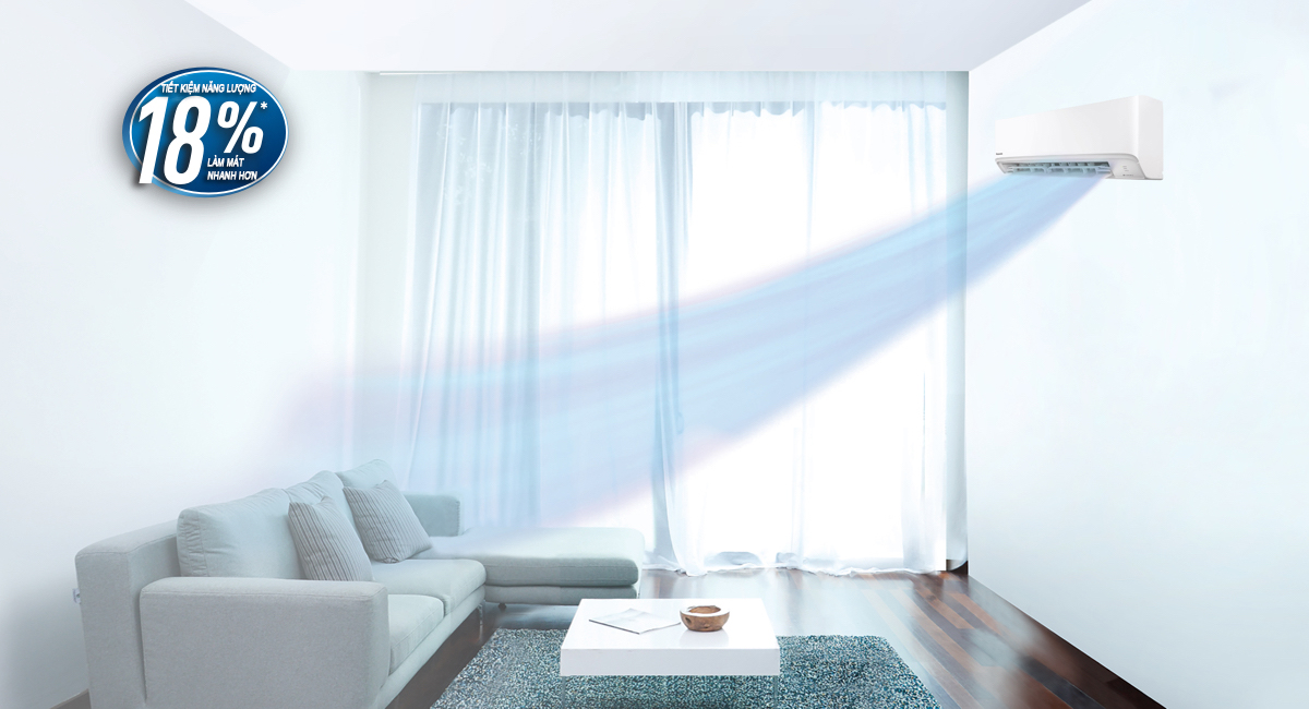 Chế độ Powerful để làm mát thoải mái tức thì