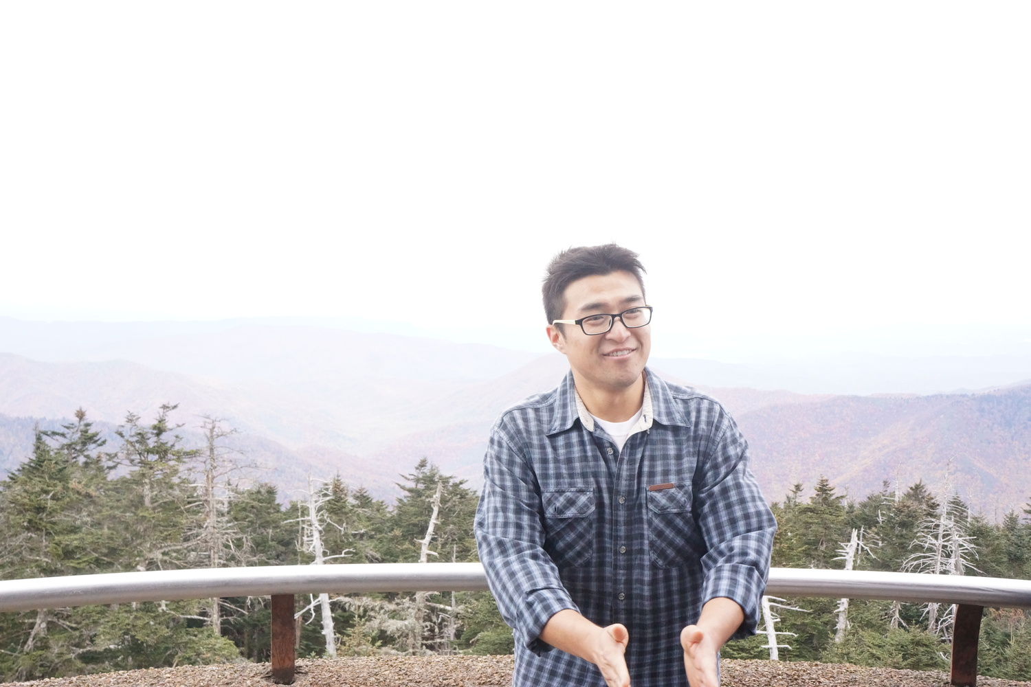 Clingmans Dome 上的宋同学