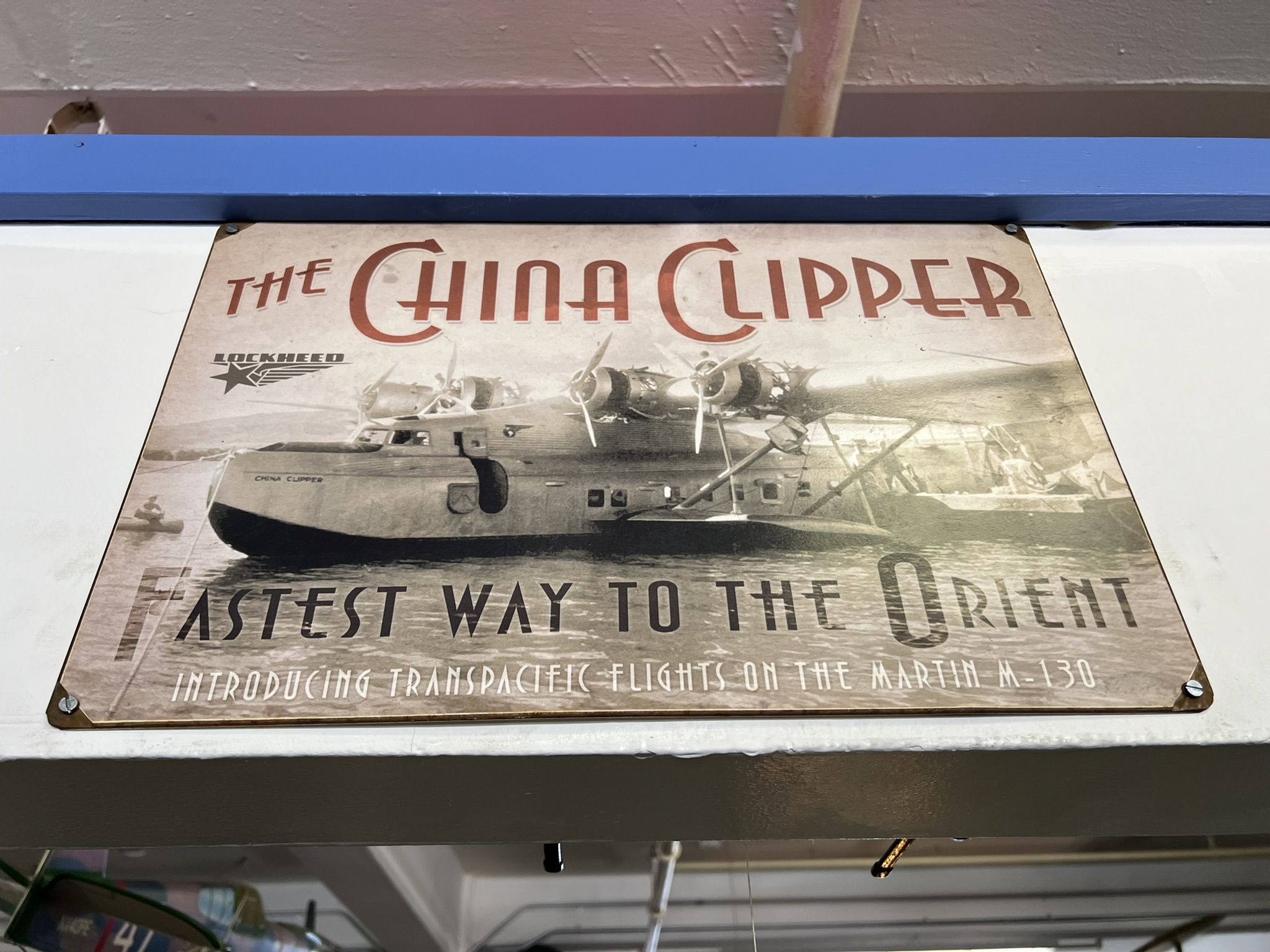 泛美航空往返中美的的 China Clipper