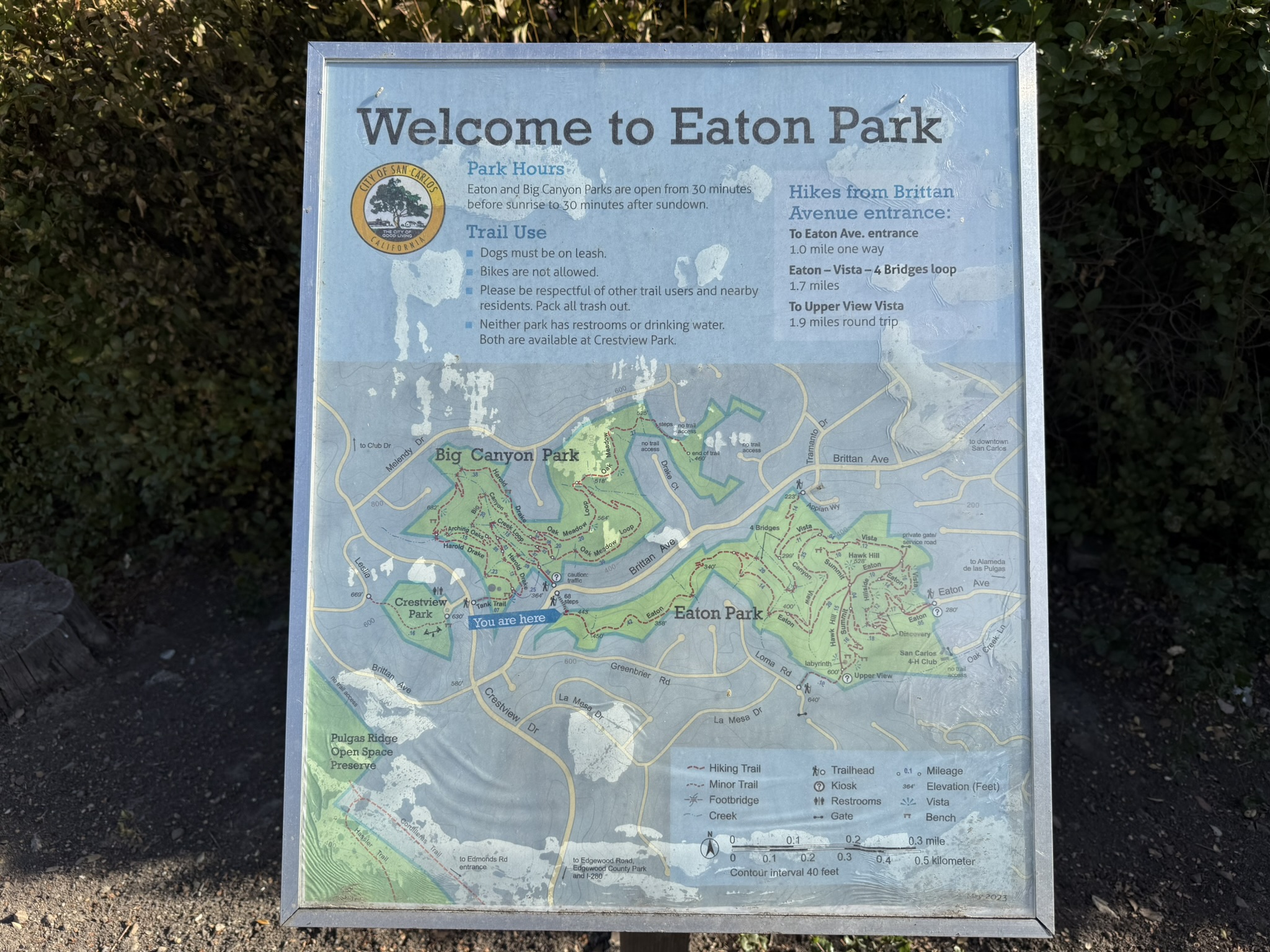 Eaton Park 的地图