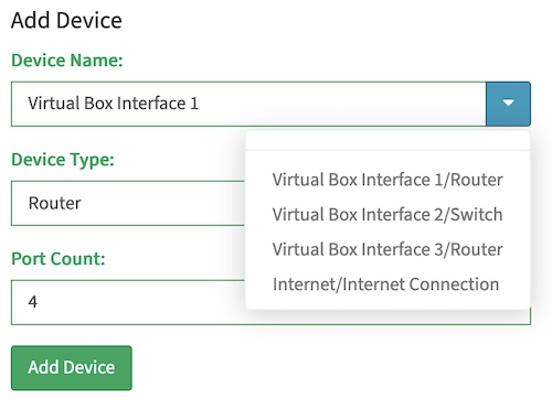 Manage Net Devices - add 2