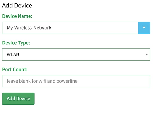 Manage Net Devices - add 4