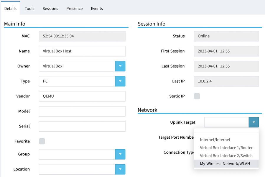 Management Device Add Host