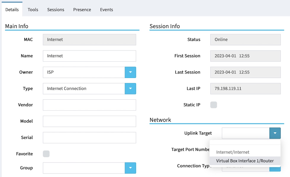 Management Device Add Router 1