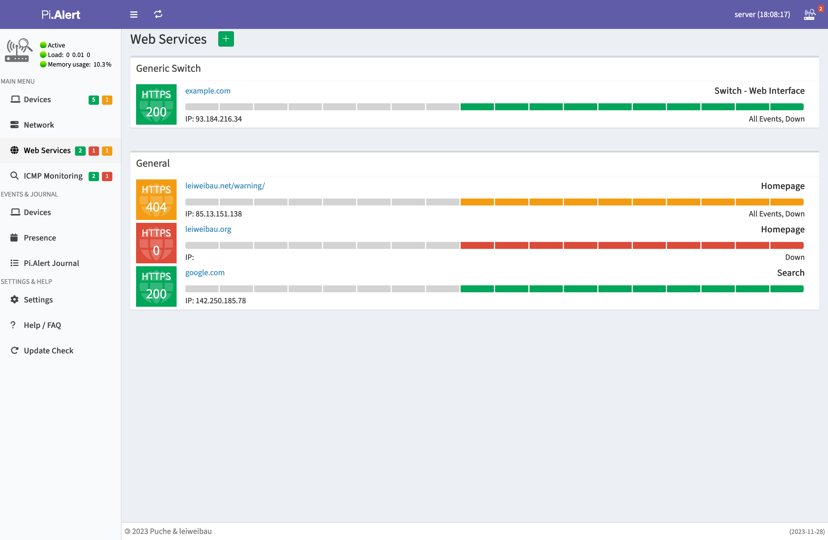 Screen WebServ 01