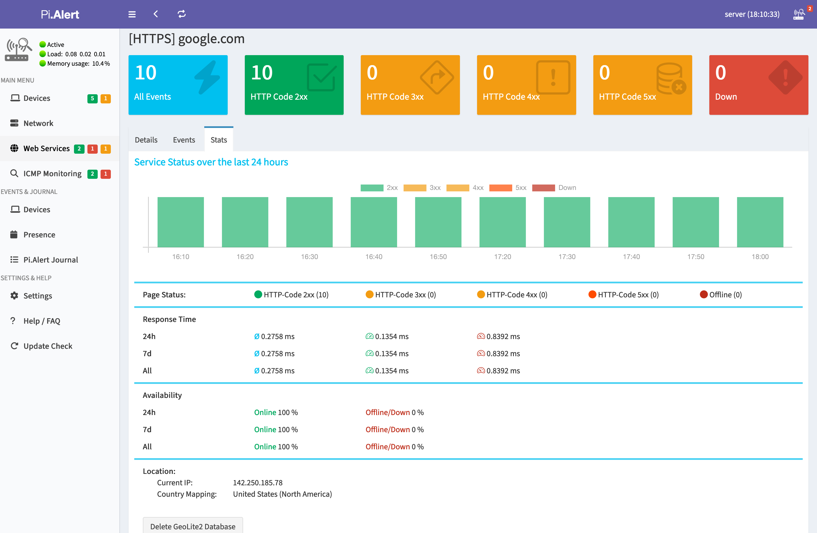 Screen WebServ 05