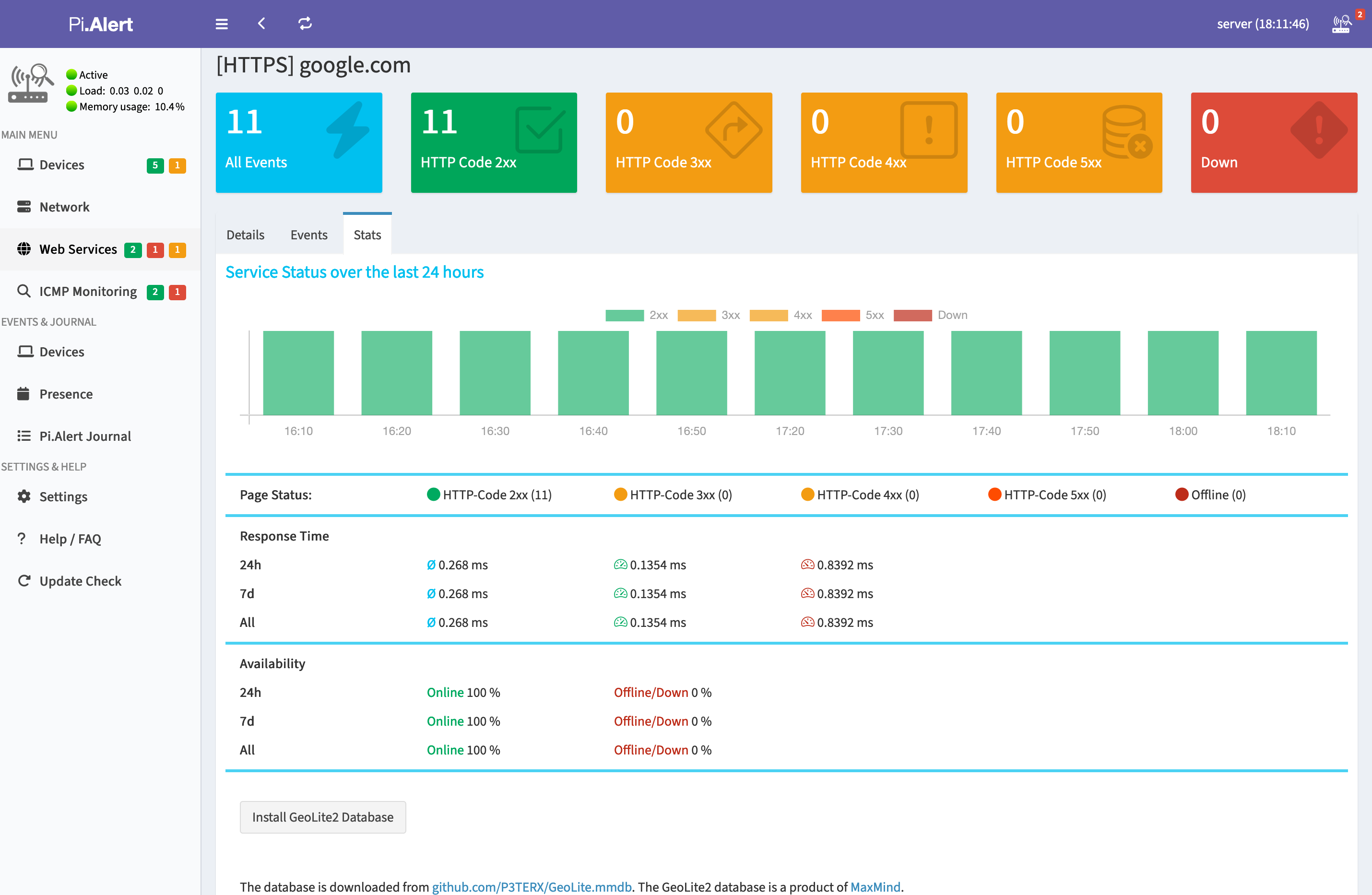 Screen WebServ 06