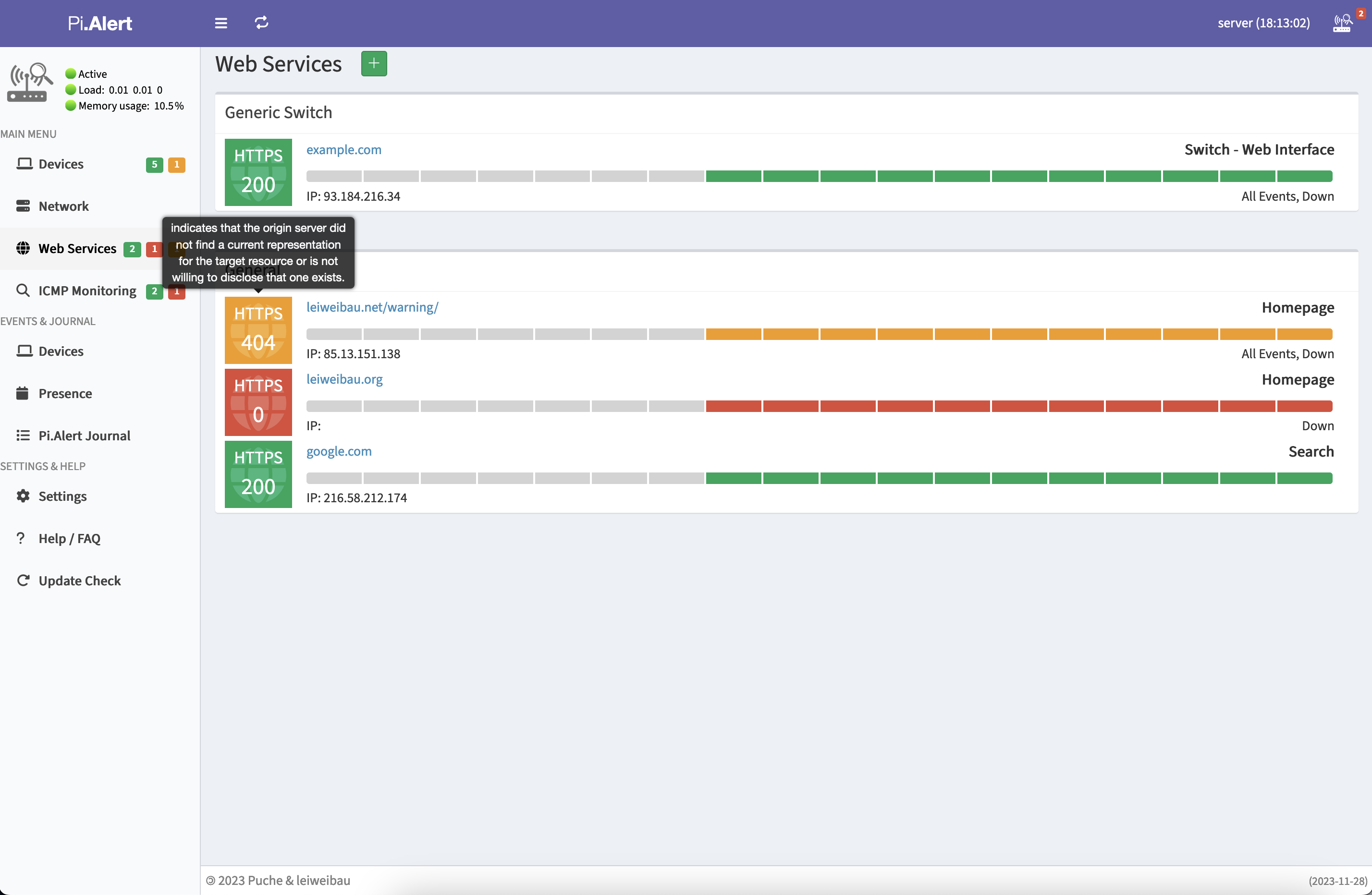 Screen WebServ 07