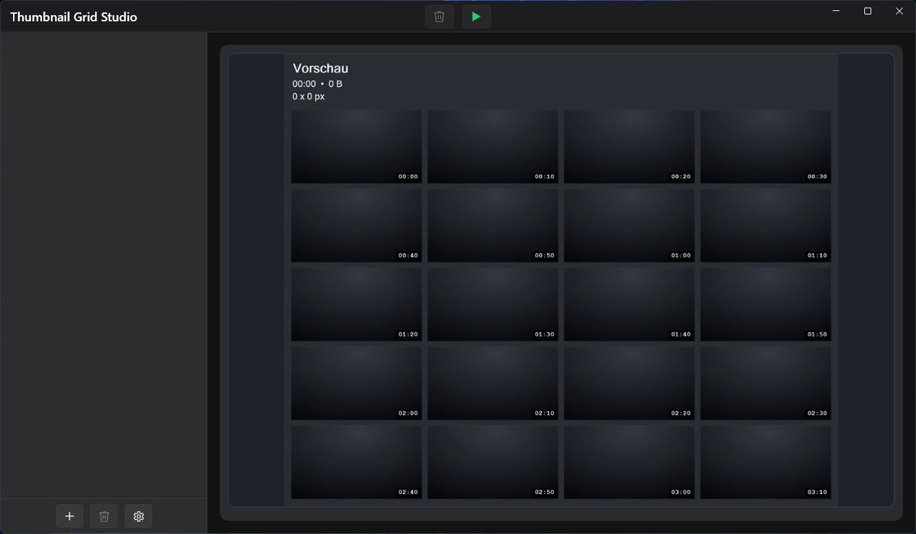 Thumbnail Grid Studio screenshot on Windows