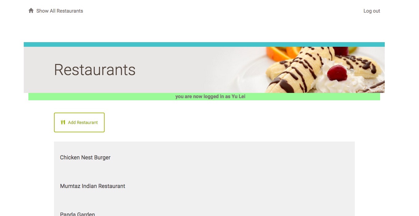 GitHub - leiyudongyu/Web-Apps-of-Restaurants-and-Menus-using-FLASK ...
