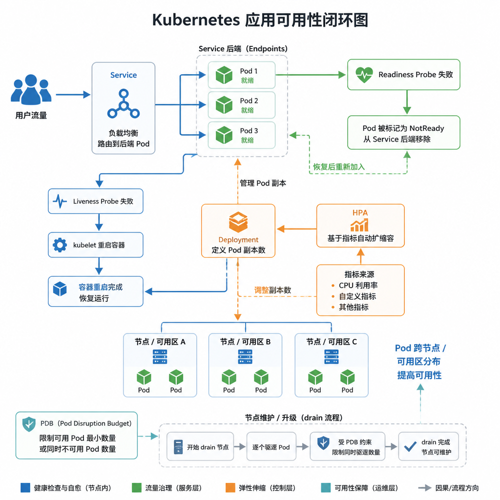 Kubernetes 自动扩缩容与高可用关系