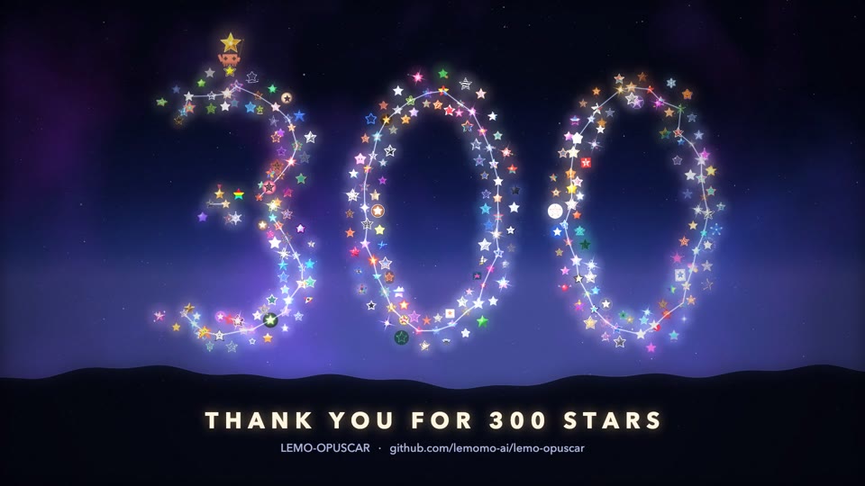 300 stars · The Lamplighter (18 s)