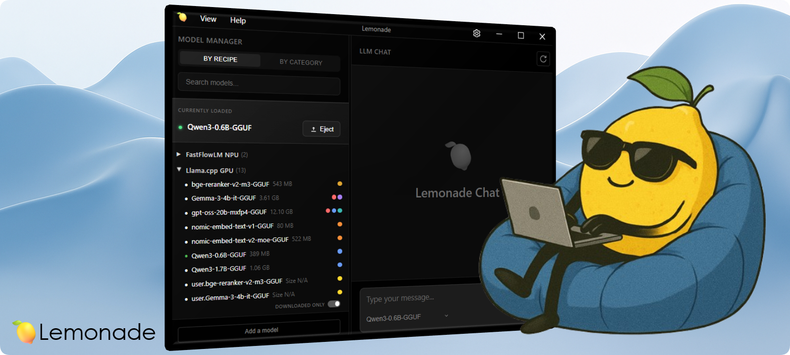 Lemonade v9.1.4: supporto GLM-4.7-Flash-GGUF e compatibilità LM Studio