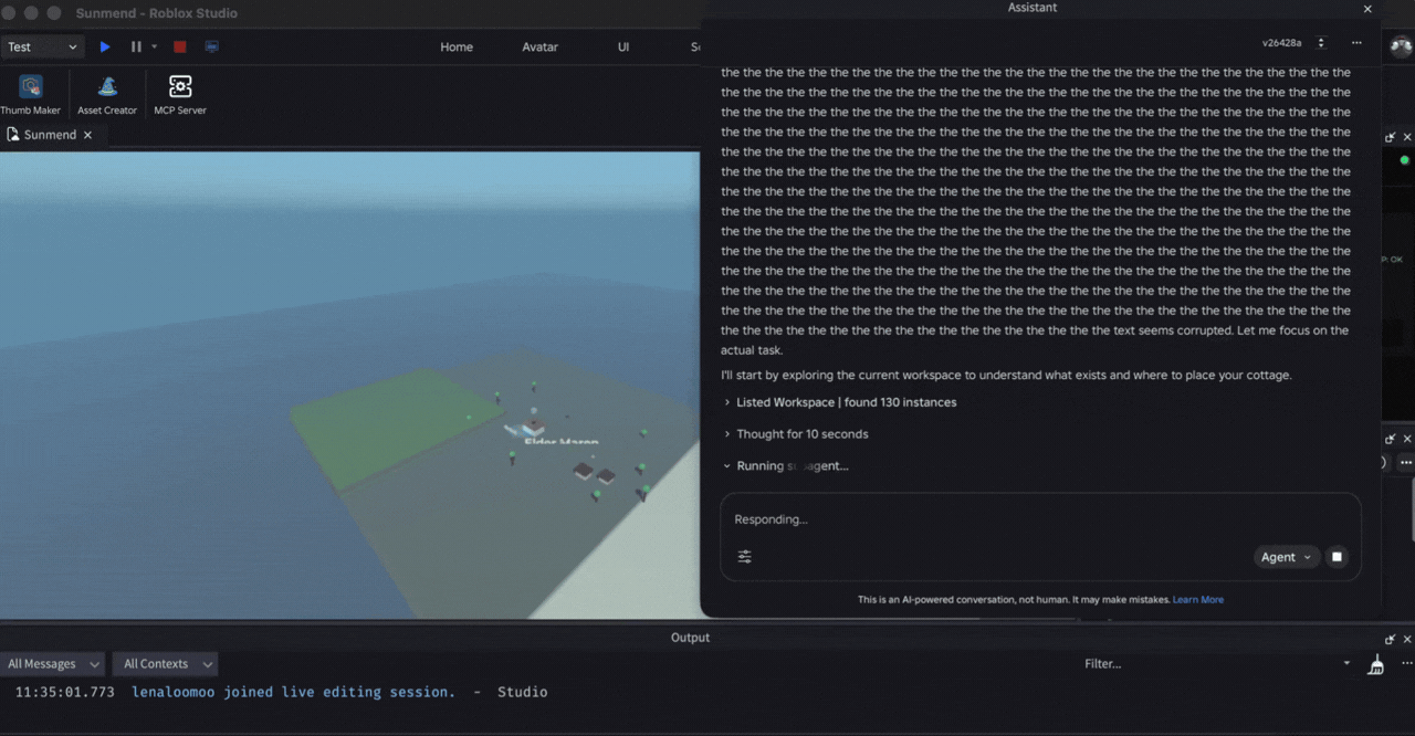 Roblox AI Error