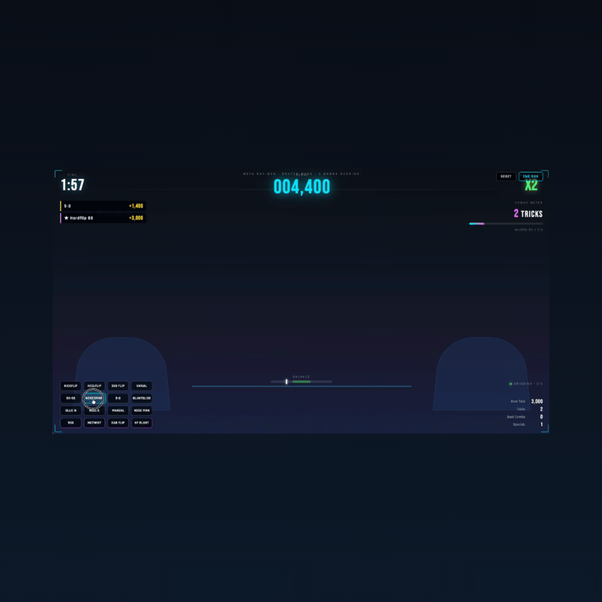 Skater AR HUD