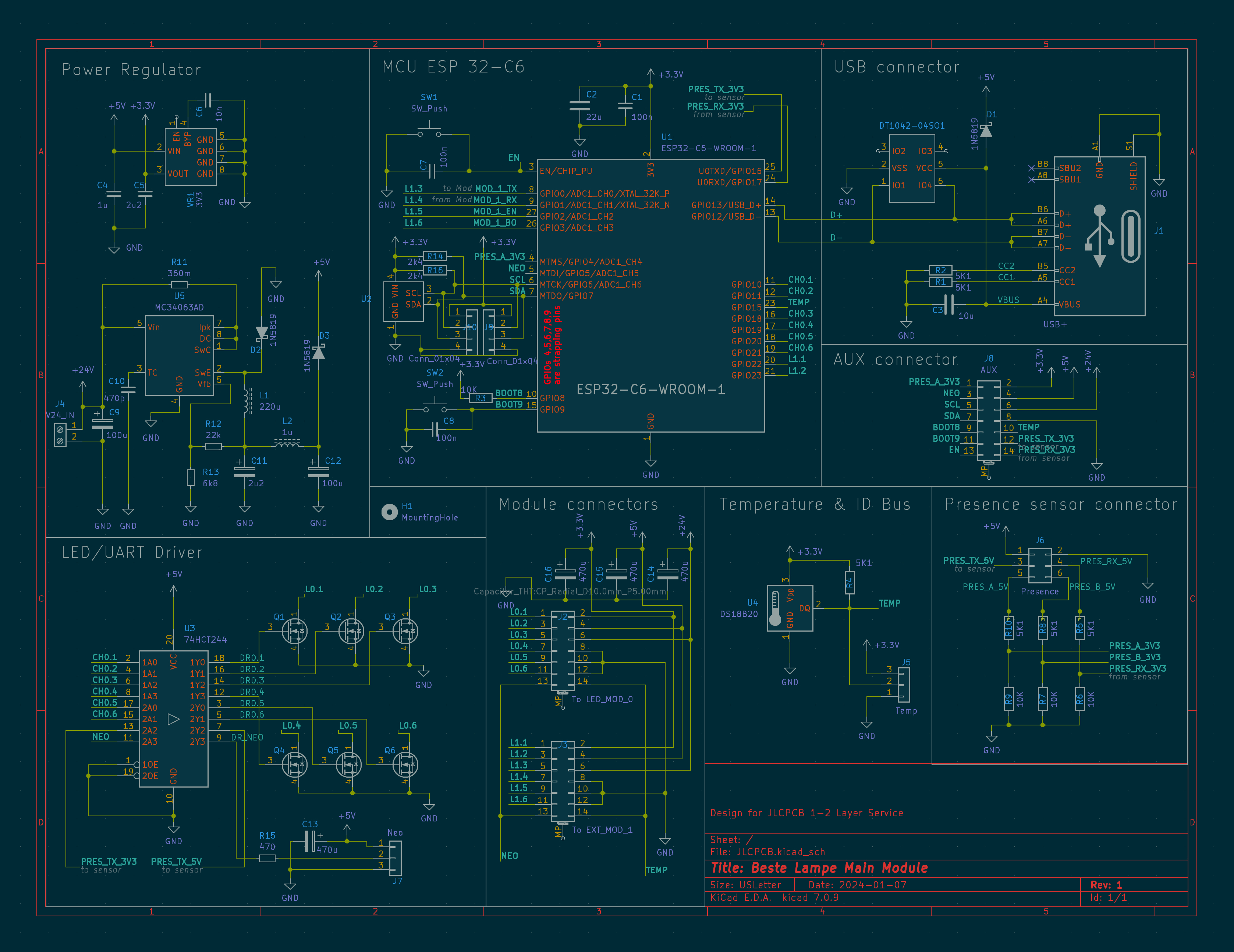 BesteLampe! LED Main Moudule, from the project README