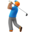 man-golfing