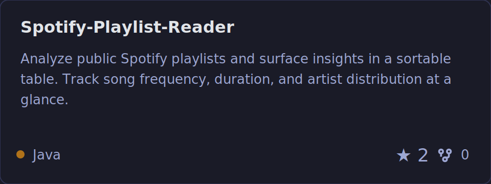 Spotify-Playlist-Reader