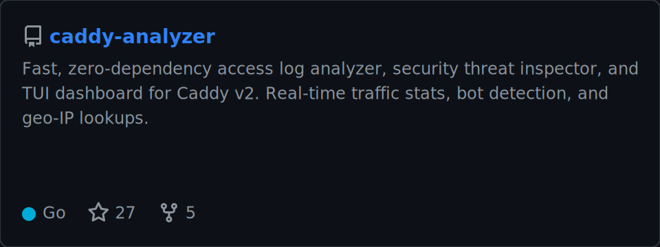 caddy-analyzer