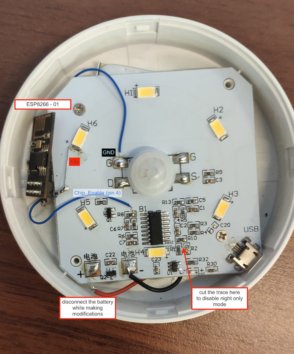 ESP8266 Mesh Pir Sensor