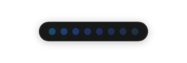 Idle: slow blue-teal aurora animation