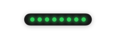 Finished: solid green LEDs