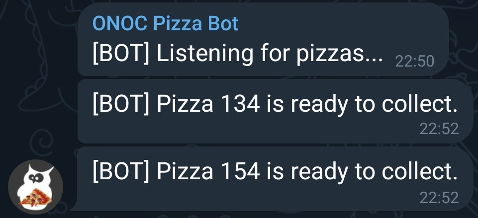 Pizza bot