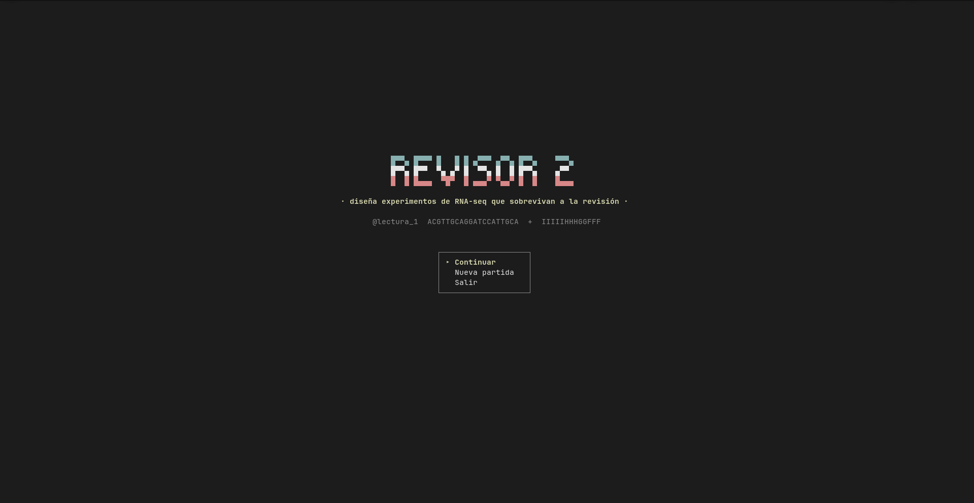 Title screen