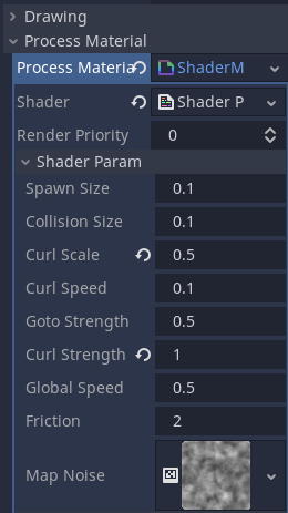 preview of shader process