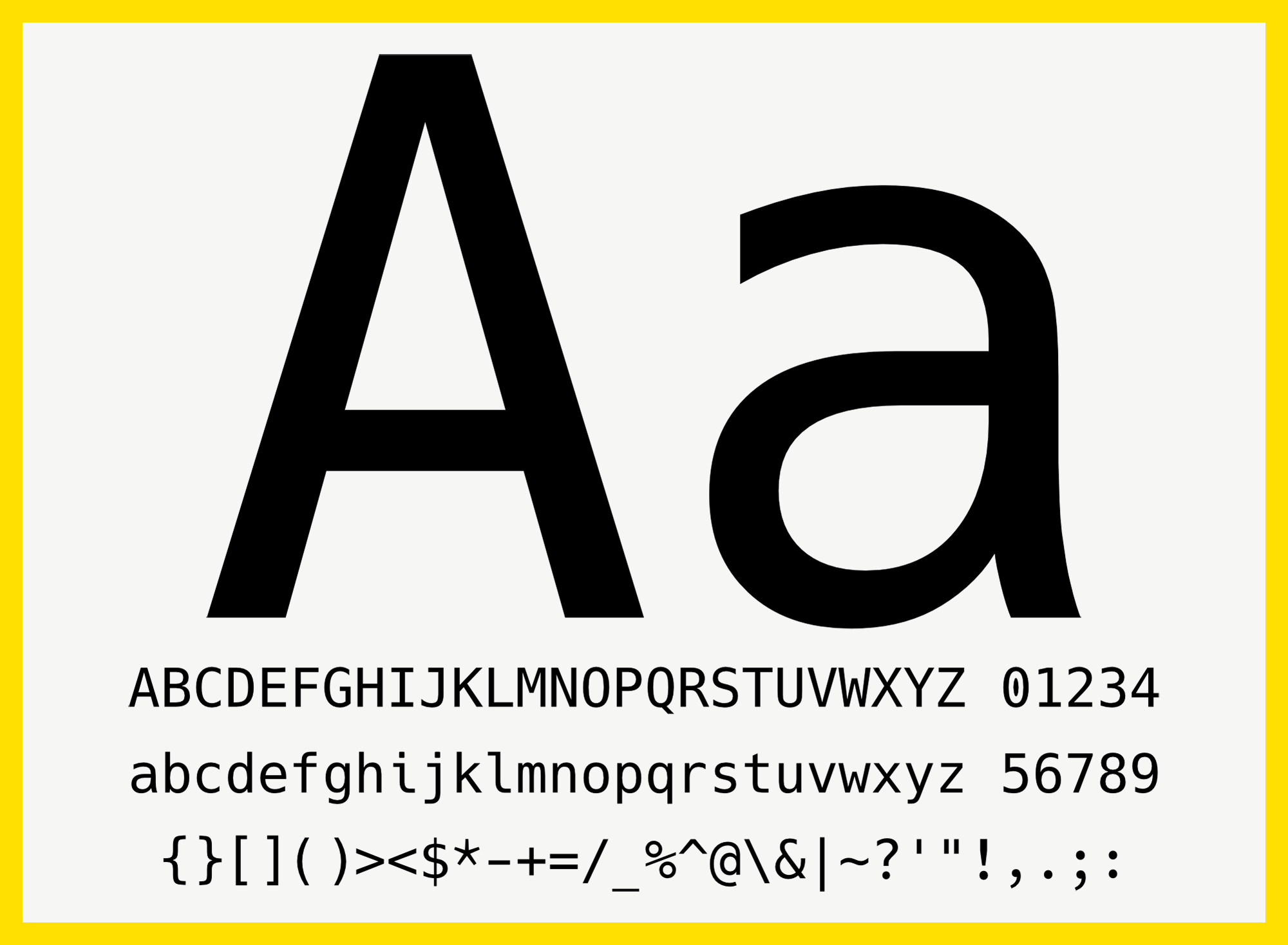 Hack-a monospaced sans-serif font for source code
