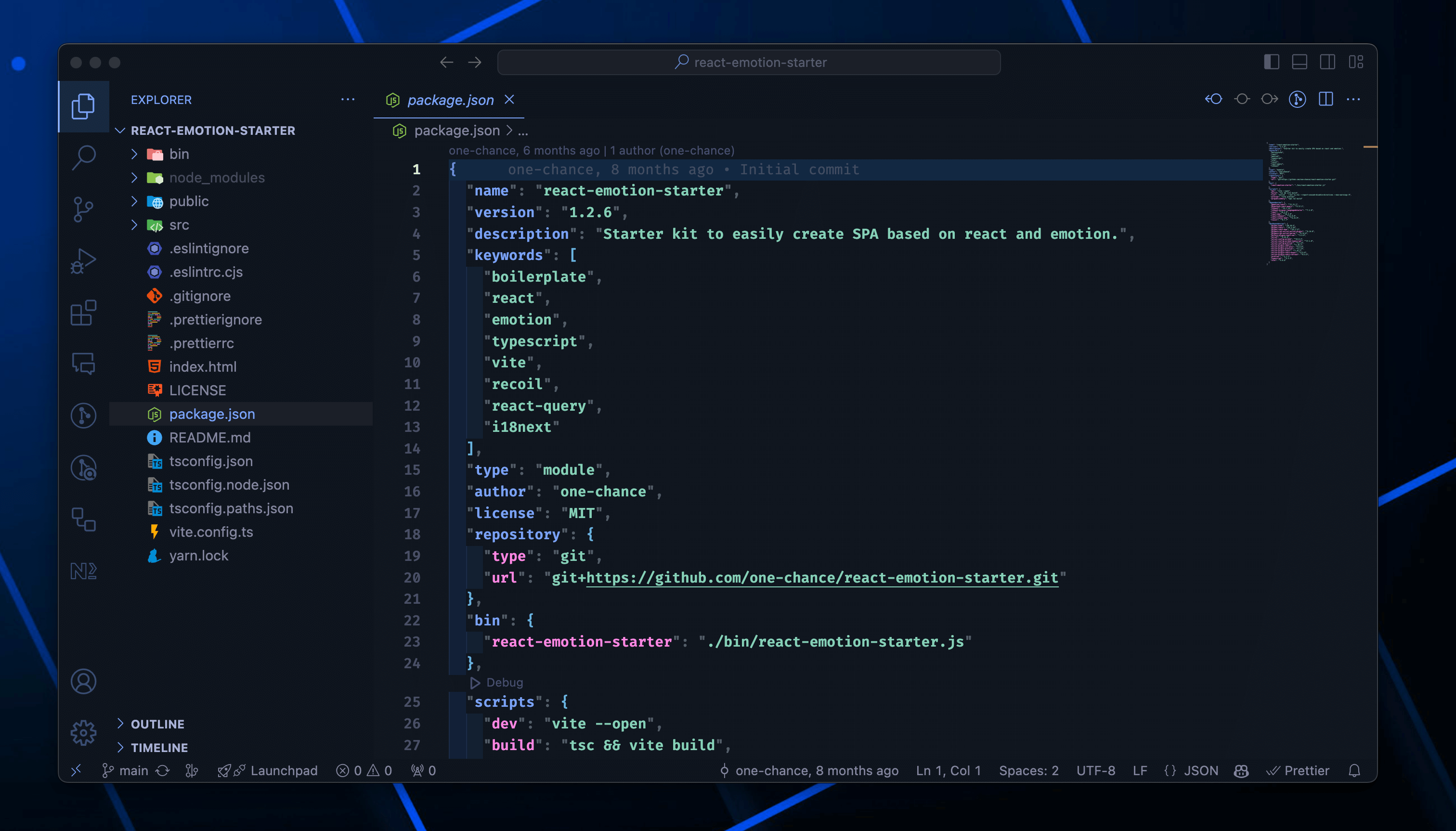 JSON syntax highlight