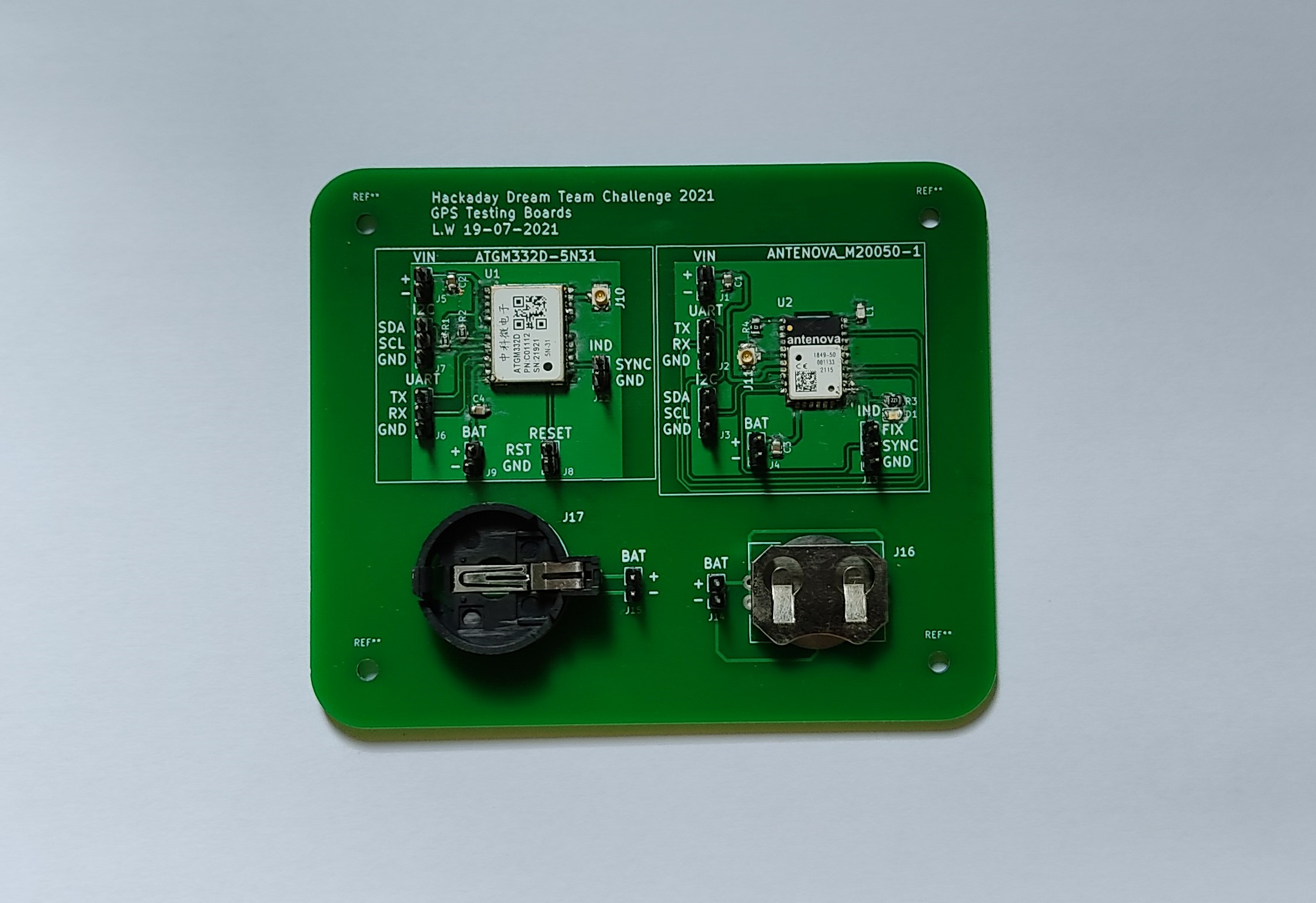 Gps development boards, from the project README