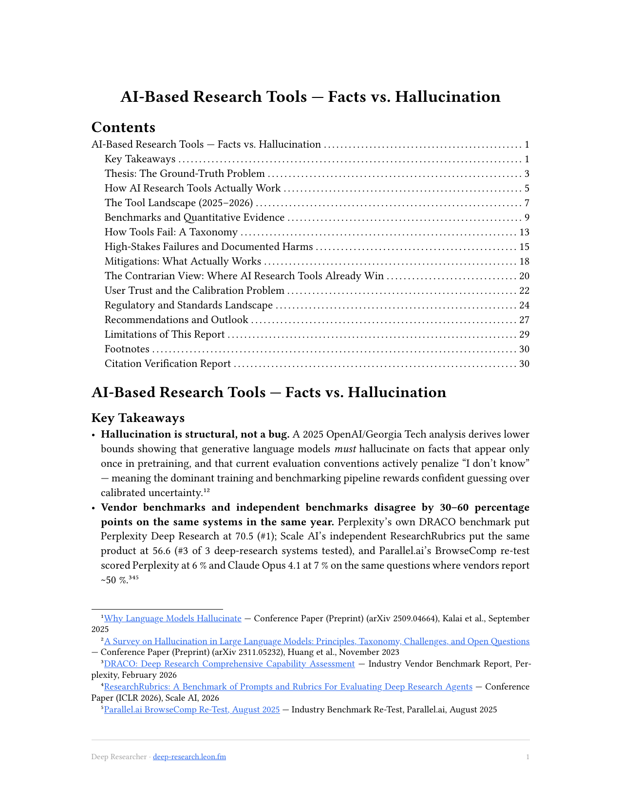 AI-Based Research Tools Report — Seite 1