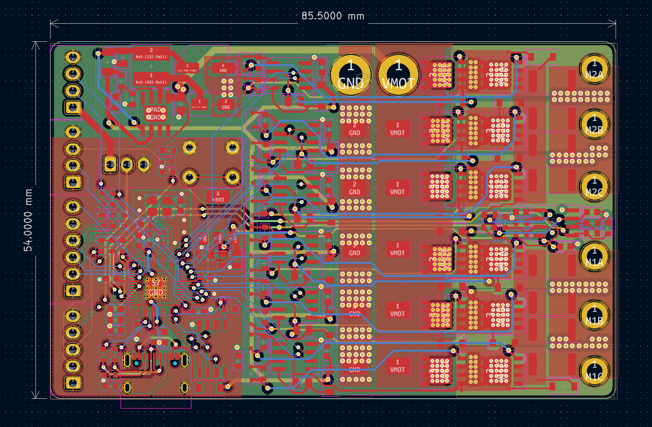 A screenshot of the PCB Layout