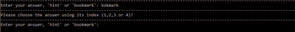 Confusing error message when user keys an Invalid key when answering ...
