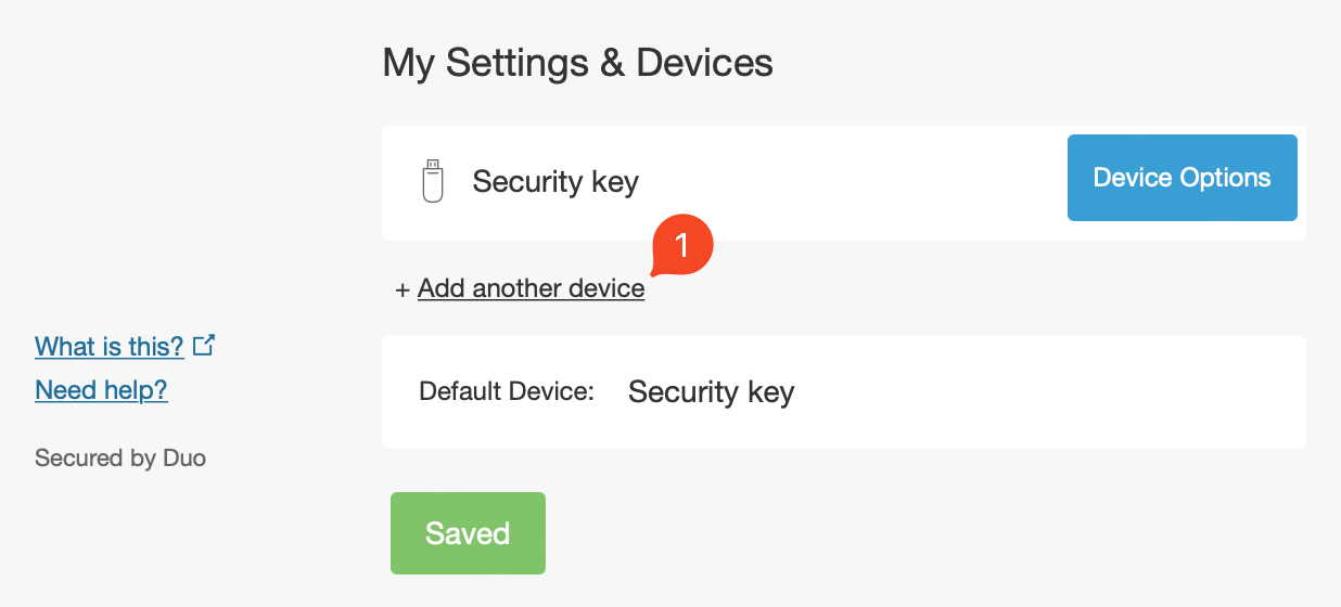 Add another device