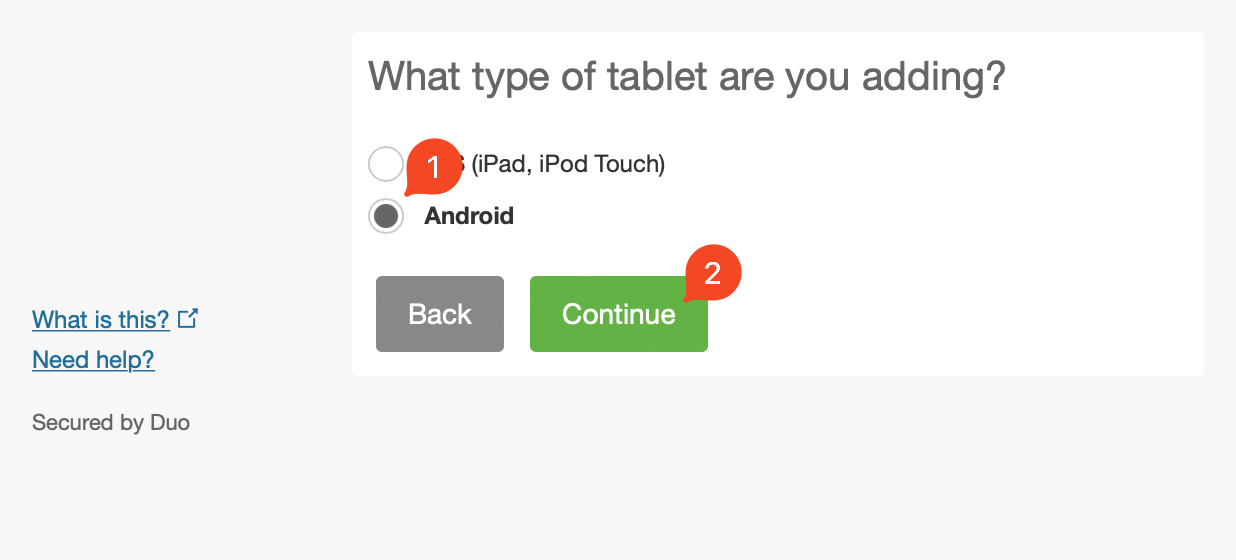 Select Android