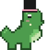 T-Rex wearing top hat