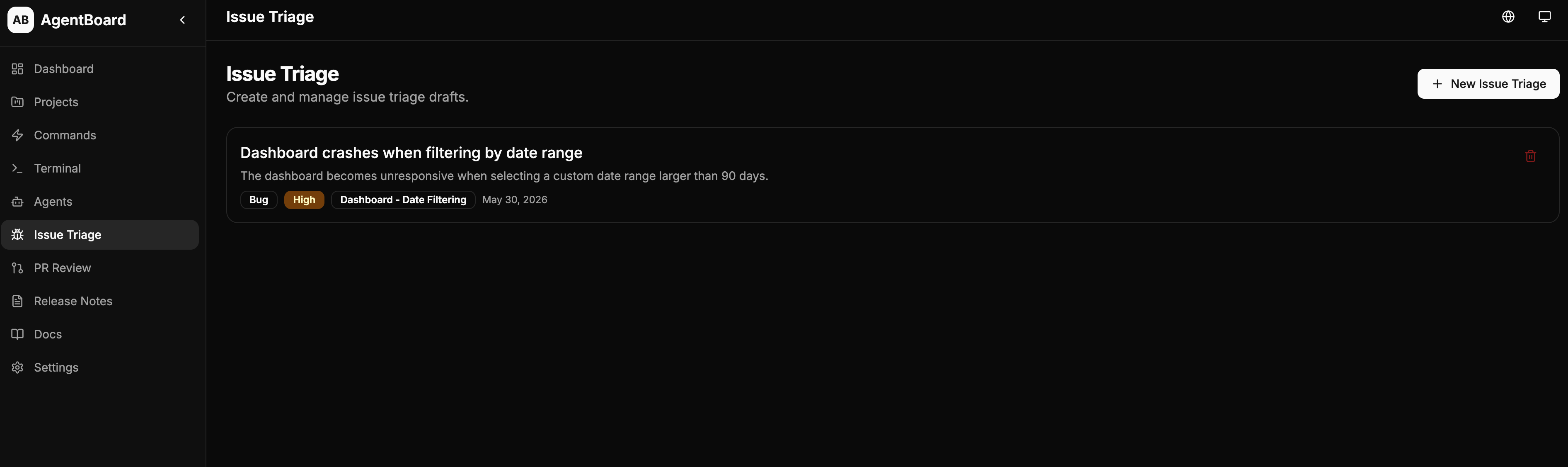 Issue Triage