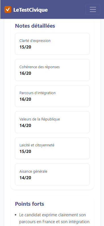 Rapport de simulation – évaluation détaillée