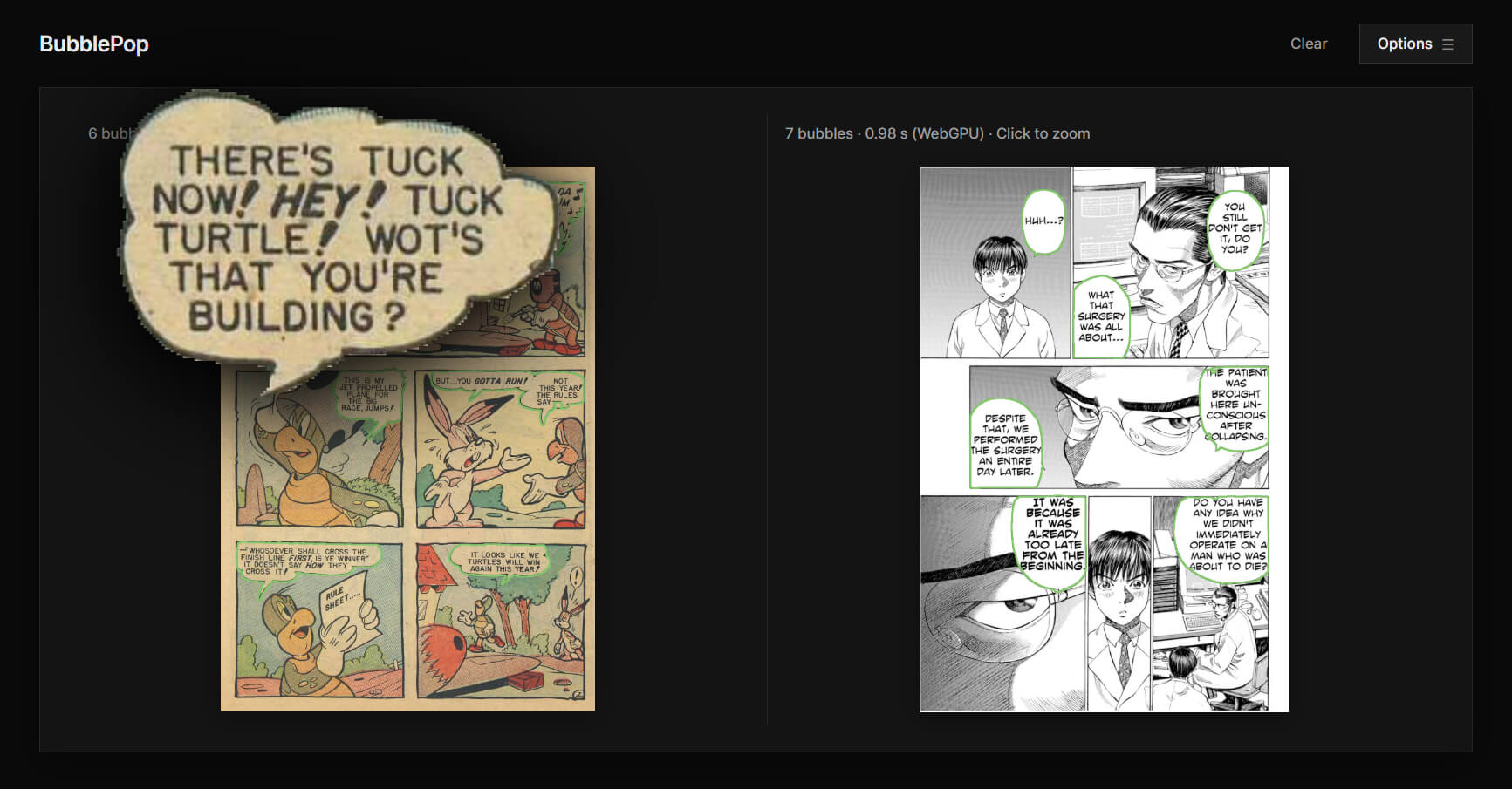 Web Demo Screenshot