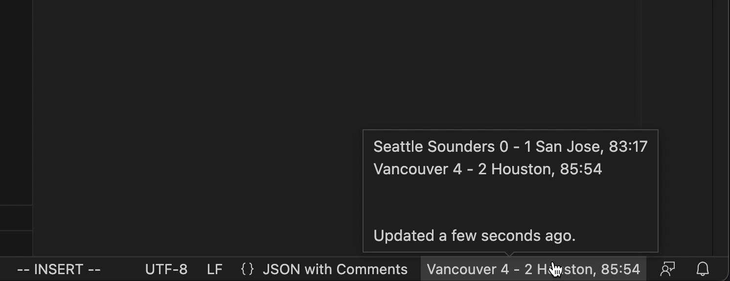 SoccerLive Visual Studio Marketplace