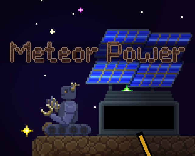 A cover image for the Meteor Power game.
