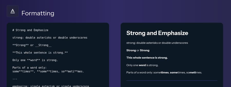 Learning Markdown