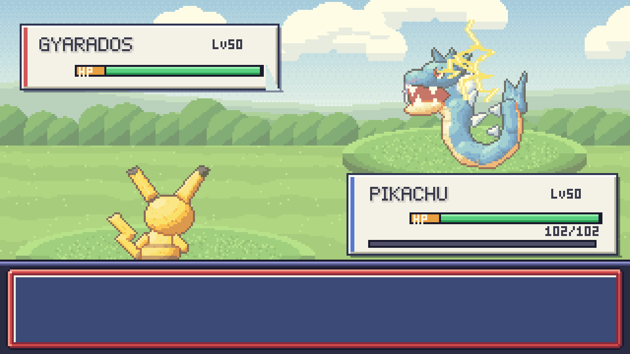 Pikachu uses Thunderbolt